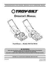 troy bilt instruction manual|www.troybilt.com manual.